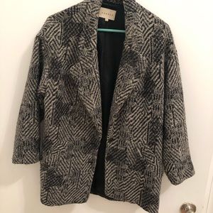 Sandro boxy boyfriend jacket